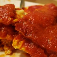 Lasagna is delicious at Celesta in Milwaukee