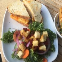 Spicy? Tofu sandwich w kale Caesar  at Celesta in Milwaukee