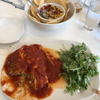 Lasagna 😛😛😛 Elote Dip  at Celesta in Milwaukee