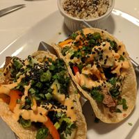 Chef's Pick. Gluten Free Vegan Tacos! at Celesta in Milwaukee