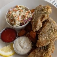 Vegan fish fry at Celesta in Milwaukee