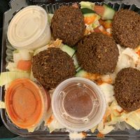 Yum Yum Salad 😋 at Falafel Town in Poughkeepsie
