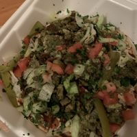 Falafel Pizza! 😋 at Falafel Town in Poughkeepsie