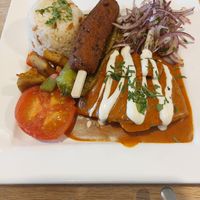 Mixed grill. at Sage Vegan Cafe in Crawley