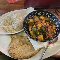 Chickpea curry  at Stonechat  in Killarney