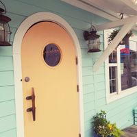 I love this door! at Surfin' Spoon in Nags Head