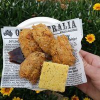 Tenders and corn bread at Southern Soul in Sydney