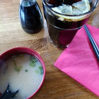 Veg miso soup at Eatokyo in Dublin