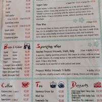 Drinks & dessert menu as of April 2025 (no vegan desserts) at Eatokyo in Dublin