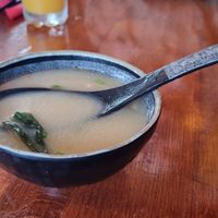 "Bowl of miso soup" comes with the steak (for free) at Eatokyo in Dublin