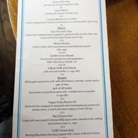 Vegan menu at Golden Cross in Coventry