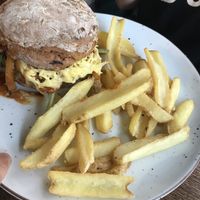 Jackfruit burger at Golden Cross in Coventry