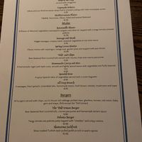 Updated vegan menu March 2020 at Golden Cross in Coventry