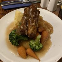 Sausages and mash at Golden Cross in Coventry