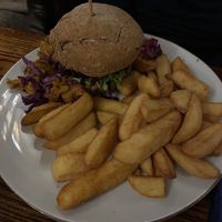 Shawarma burger at Golden Cross in Coventry