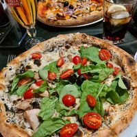 Namaste vegan pizza at Rustico Pizza e Vino in Gran Canaria