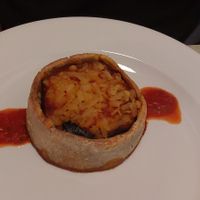 Eggplant parmigiana at La Pepiniere in Florence