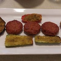 BBQ patties at La Pepiniere in Florence