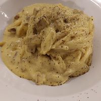 Carbonara at La Pepiniere in Florence