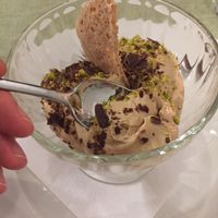 Coffee mousse. OMG, heaven. at La Pepiniere in Florence