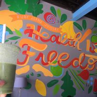 Kale smoothie  at Ruby Jean's Juicery - Troost Ave in Kansas City