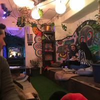 Small place, but so relaxed, hippy vibes!  at Veganga in Moscow