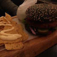 Seitan Burger  at Veganga in Moscow