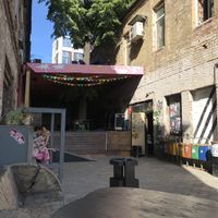 Outside of the place  at Veganga in Moscow