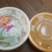 Vegan laksa - Glad to see it label  at Laksa King in Vancouver