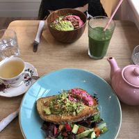 Open sandwich and Buddha bowl ✨✨ at Sweet Little Things in Bath