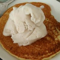 Ice cream pancake at maiVeg in Denpasar