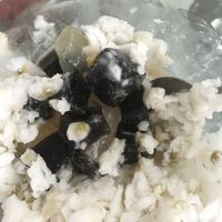 Mung bean ice cream with toppings at maiVeg in Denpasar