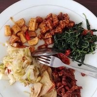 nasi campur without the nasi at maiVeg in Denpasar