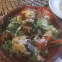 Falafel with tahini sauce  at Nutmeg in Wolverhampton