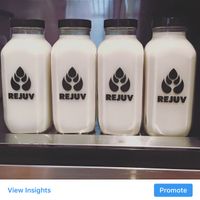 Almond milk at Rejuv Juice in Hurst