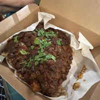 Brazilian black beans and rice   at LHR - Leon - T2 in West London