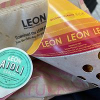 Vegan Aioli!!!!  at LHR - Leon - T2 in West London