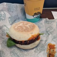 Vegan muffin at LHR - Leon - T2 in West London