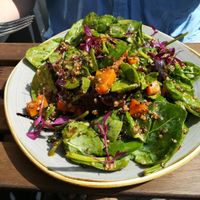 Quinoa salad at Trading Post Coffee Roasters in Lewes