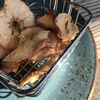 Apple chips at BeanStation Cafe in Wodonga