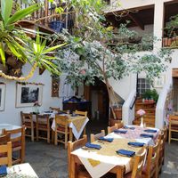 Inside the restaurant at Theo's in Penticton