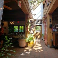 Inside the restaurant at Theo's in Penticton