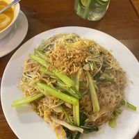 Main: fried noodles with vegetables and tofu   at Casa Bonita in Cat Ba