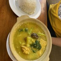 Coconut veg  curry   at Casa Bonita in Cat Ba