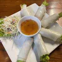 Fresh spring rolls  at Casa Bonita in Cat Ba