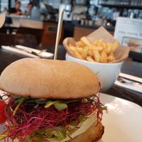 Beet the roots vegan burger at Ellis Gourmet Burger in Leuven