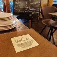 We like the big menu board with featured dishes in addition to the normal menu at Volver in Kochi