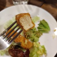 I don't recall the name of this dish but it was seasoned or marinated fried tofu which was delicious! We got a round for the table. at Volver in Kochi
