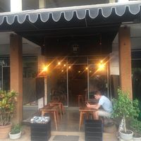 View from outside at Cafe on the 18th in Trincomalee