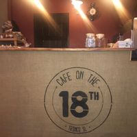 View from the inside at Cafe on the 18th in Trincomalee